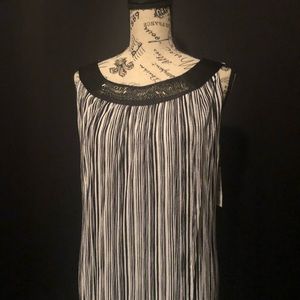 Catherine’s 0X Blk/Wht/Slv cocktail dress